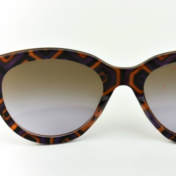 Prada Tortoise Brown & Gold Logo (M) Sunglasses - Picture 7 of 8